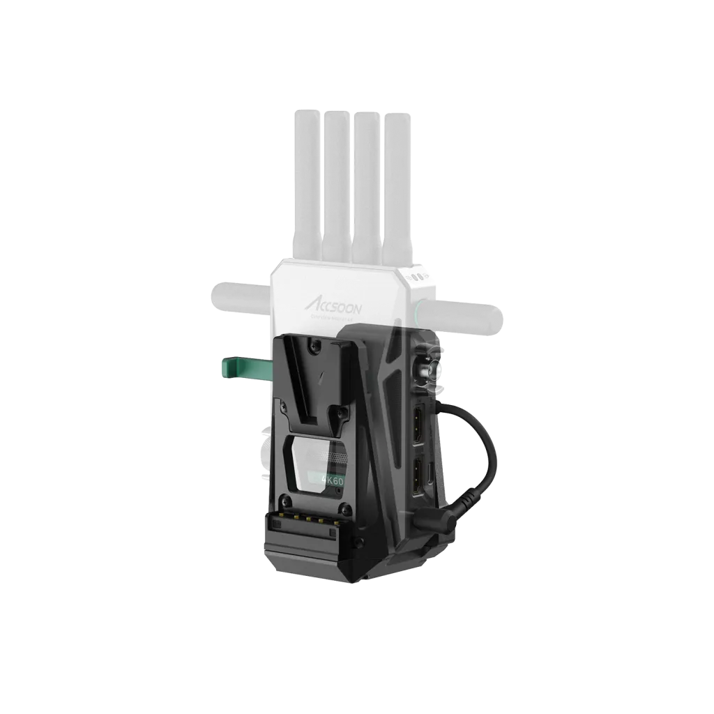 Accsoon V-Lock Adapter V록 어댑터 장착 모습