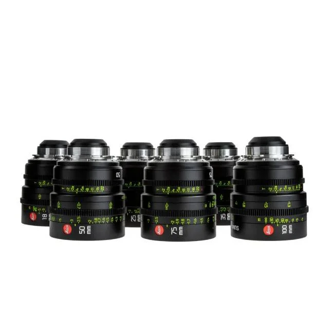 Leitz Summicron-C 단렌즈 5종 세트 정면 모습