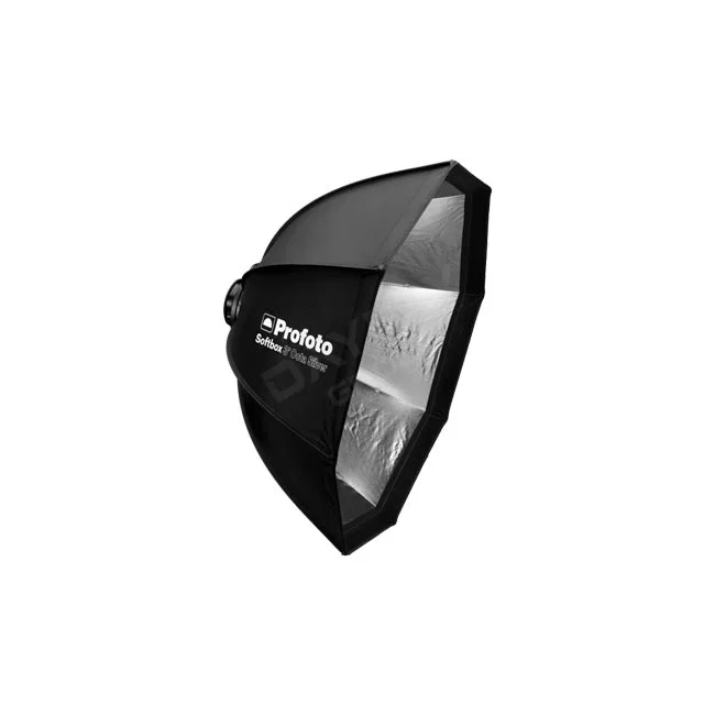 Profoto Softbox 3' (90cm) Octa Silver 八角型柔光箱側邊視角與銀色內層
