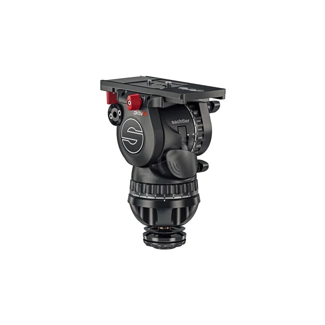 Sachtler aktiv14 油壓雲台側面外觀與控制介面