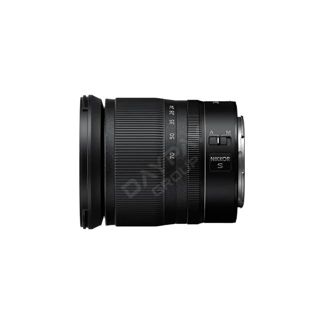 Nikon NIKKOR Z 24-70mm f/4 S 鏡頭側面視角與對焦模式切換撥桿