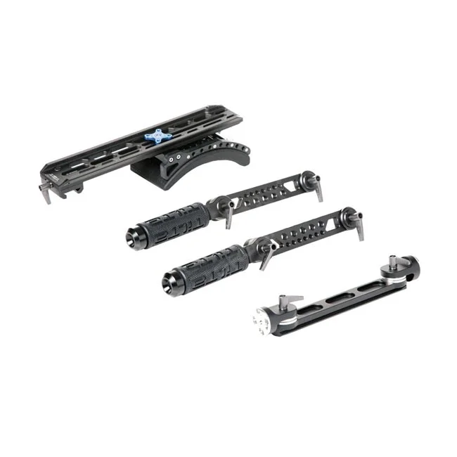 Tilta 15mm Dovetail Shoulder Mount 肩托系統與配件組件展示