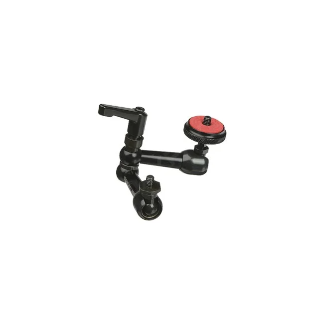 Noga NF9014 Arm (Small) 影視怪手特寫，展示其黑色陽極處理的萬向關節、中央鎖定拉桿與帶有防滑墊圈的 1/4"-20 螺絲頂部配件，提供由日付租賃 DAYPAY RENTAL 提供的專業攝影器材出租服務。