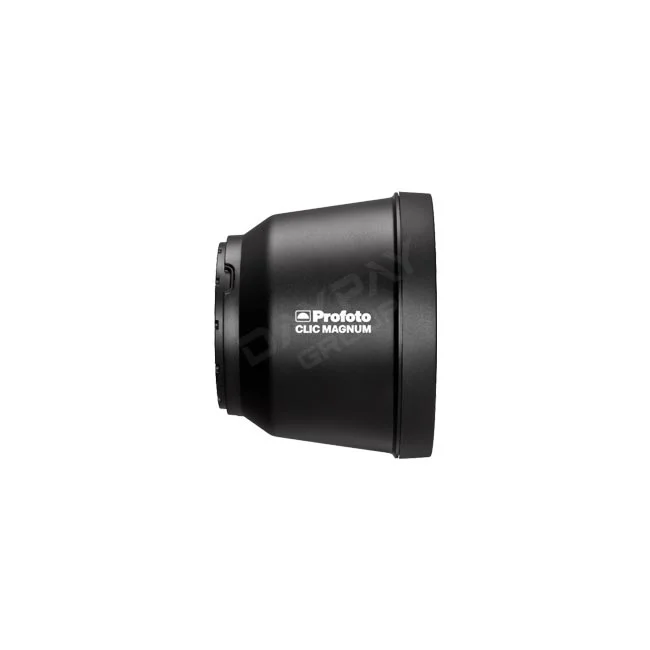 Profoto Clic Magnum 側麵外觀與磁吸式反光罩設計