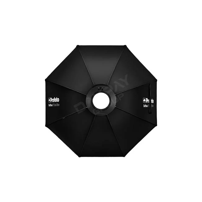 Profoto Softbox 3' Octa Silver 背面結構與中央接環處