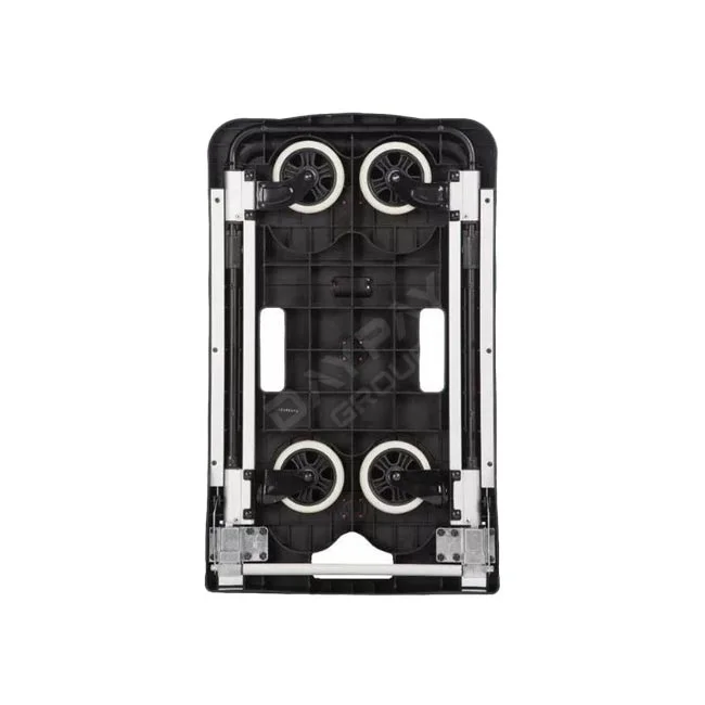 Flatform Collapsible Flatbed Cart 底部收折結構與四輪配置