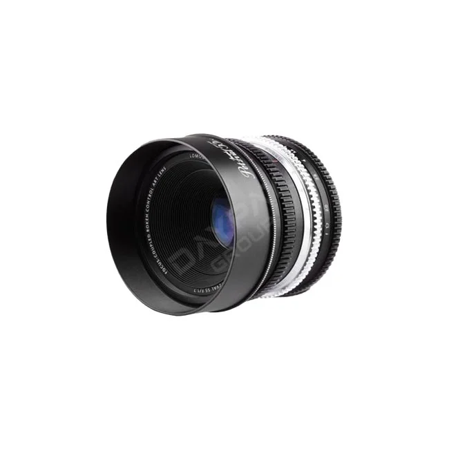 Lomography 55mm f/1.7 MKII 鏡頭正面與鏡身外觀