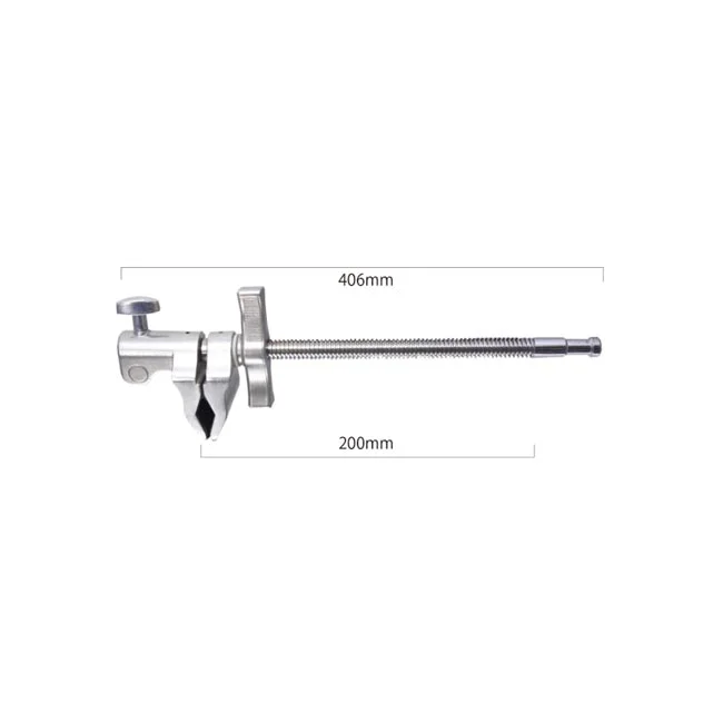 Kupo KCP-601 Super Viser Clamp W 尺寸與結構圖