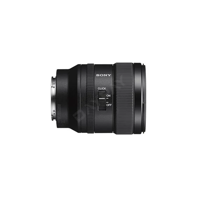 Sony FE 24mm F1.4 GM 鏡身側邊光圈刻度聲音開關與對焦環