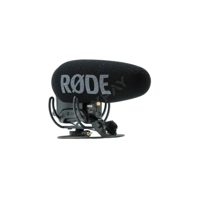 Rode VideoMic Pro Plus 機身側面與 Rycote Lyre 避震結構