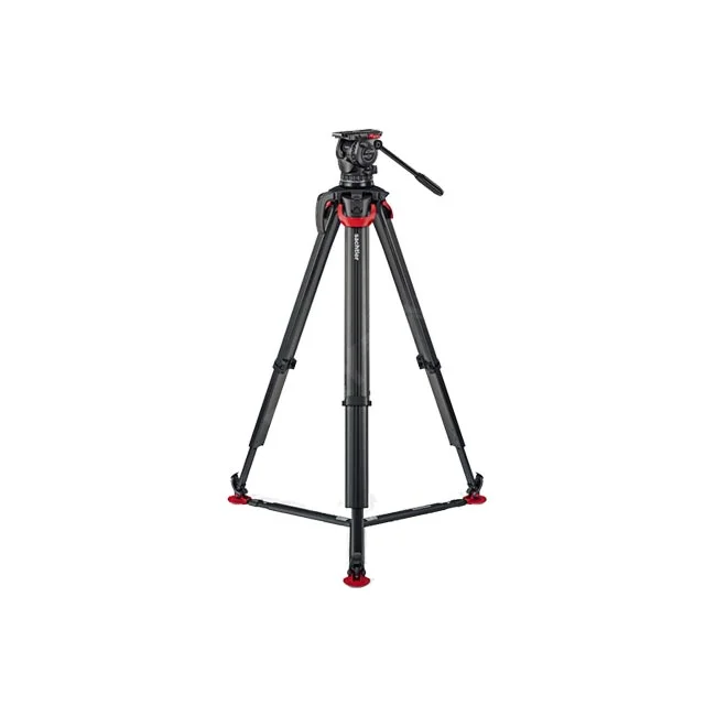 Sachtler aktiv10 flowtech100 Kit 三腳架系統全貌與地面延伸支撐架