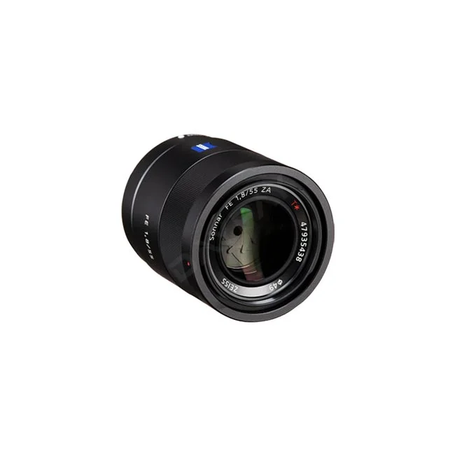 Sony FE 55mm F1.8 ZA 鏡頭正面視角與鏡片鍍膜細節