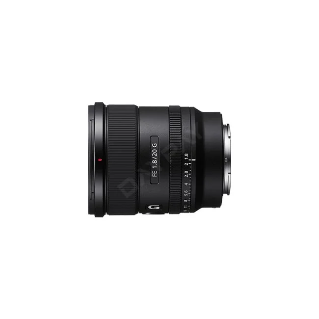 Sony FE 20mm 1.8 G 鏡頭側面外觀與光圈環細節