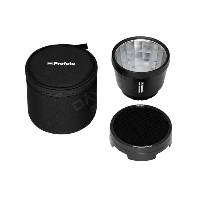 Profoto Clic Magnum 反光罩、隨附蜂巢與防護收納袋