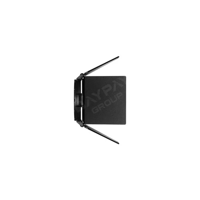 Profoto Clic Barndoor 四葉遮扉正面與展開葉片外觀