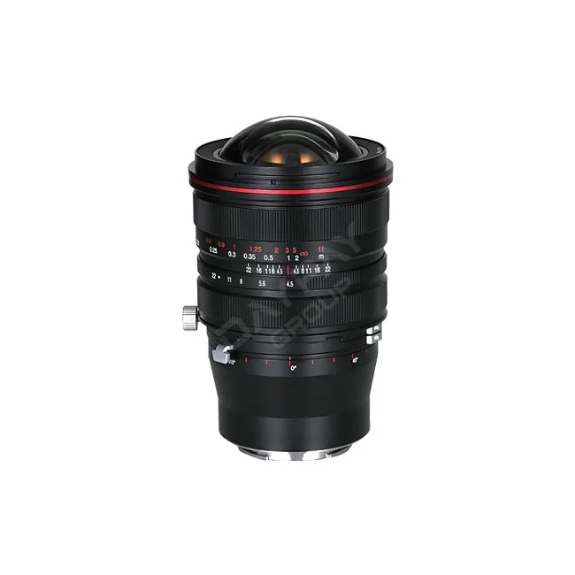 Laowa 15mm f/4.5R Zero-D 鏡身正面與對焦環、光圈環細節