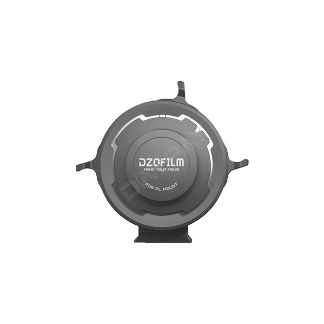 Dzofilm Octopus Adapter PL to E 鏡頭轉接環正面外觀與接環蓋細節，由日付租賃 DAYPAY RENTAL 提供專業攝影器材出租服務。