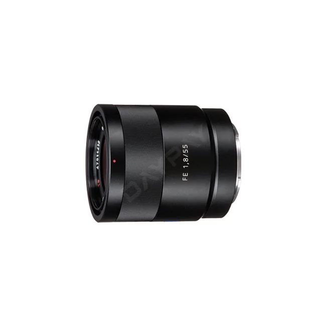 Sony FE 55mm F1.8 ZA 鏡頭側面外觀與鏡身字樣