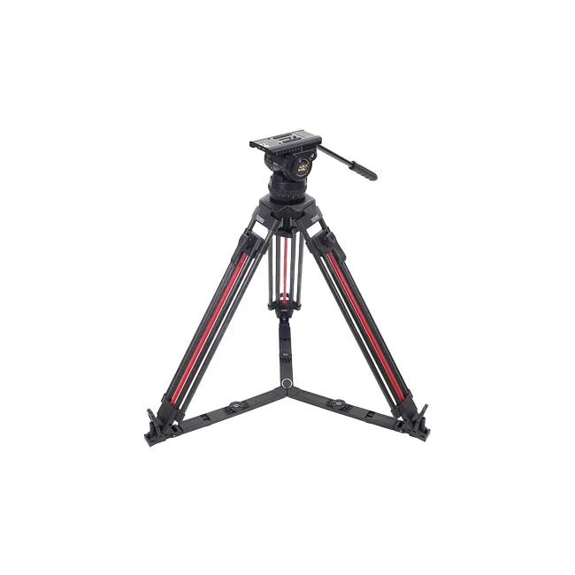 Teris TX-V12T Plus Carbon Tripod 正面整體與地面延伸支架