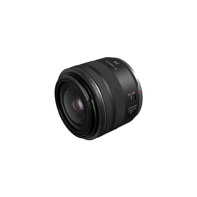 Canon RF24mm F1.8 Macro IS STM 鏡頭正面與側身外觀細節，提供給需要相機出租與器材出租服務的用戶參考。- 日付租賃 DAYPAY RENTAL