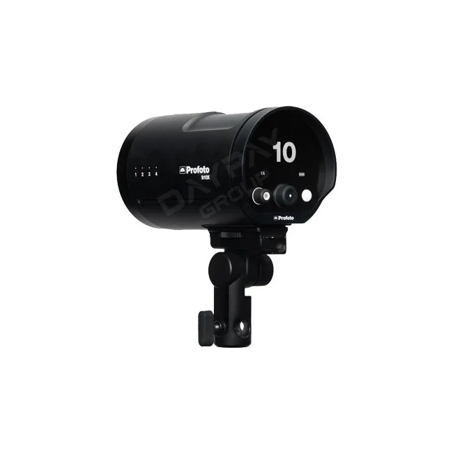 Profoto B10X 背部操作介面與數位顯示螢幕