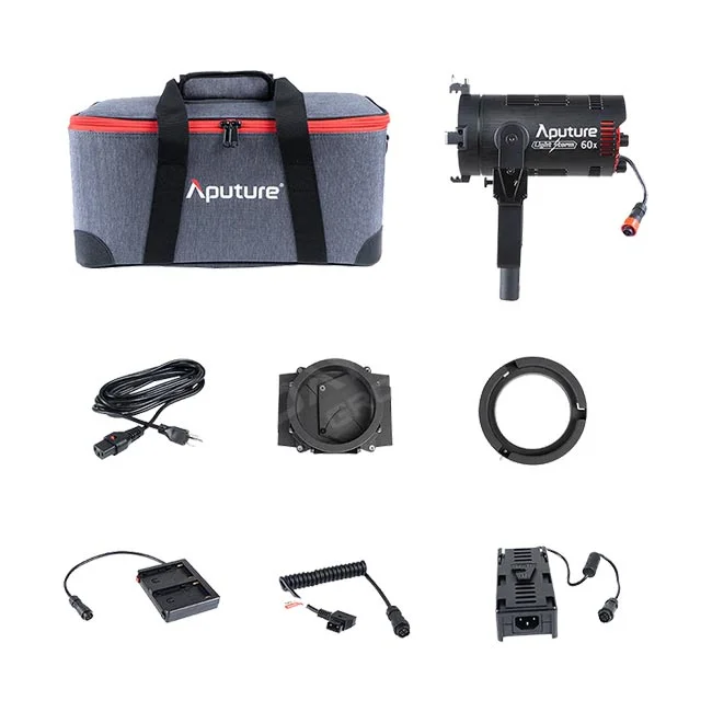 Aputure LS 60x 燈體與隨附配件總覽