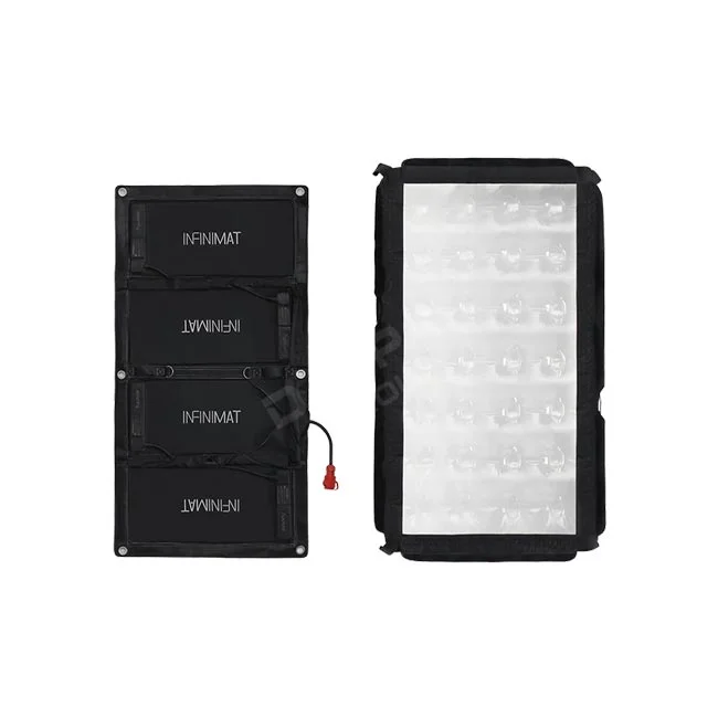 Aputure INFINIMAT 2x4 燈板正面與發光面展示