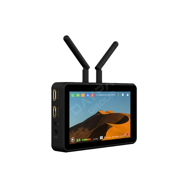 Vaxis Atom A5 無線圖傳監視器正面與側邊連接埠外觀，由日付租賃 DAYPAY RENTAL 提供專業相機出租與相機租賃服務。
