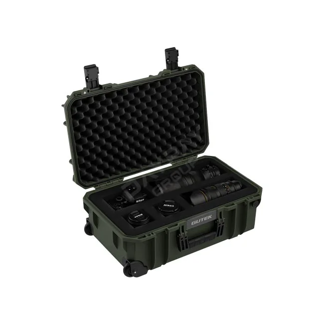 Nanlite GUTEK T-300 保護箱內部配置與相機鏡頭收納展示