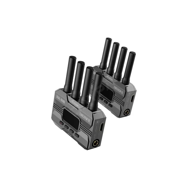 Accsoon CineView SE TX/RX Kit 發射器與接收器機身外觀與天線配置