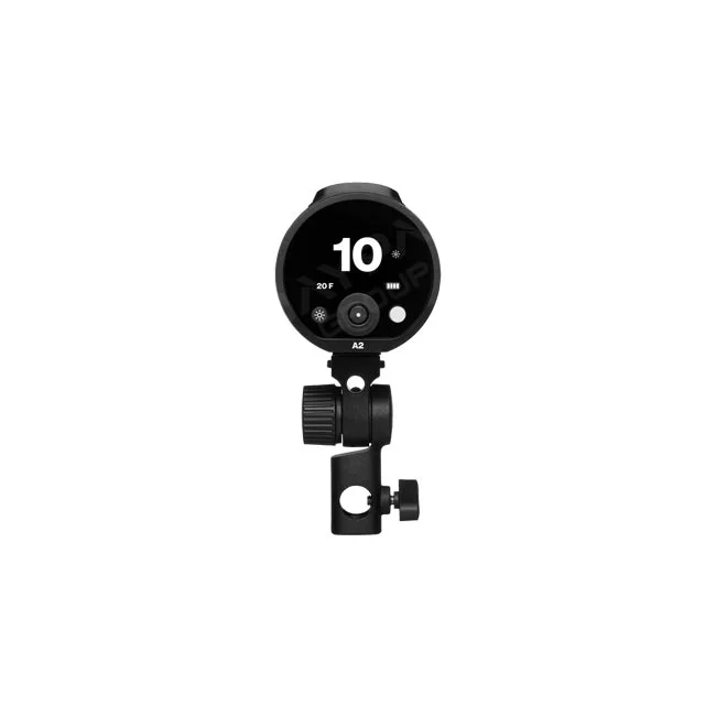 Profoto A2 離機閃光燈背面顯示螢幕與直覺旋鈕細節，提供給需要專業棚燈與器材出租的攝影工作者使用，由日付租賃 DAYPAY RENTAL 提供優質相機出租與相機租賃服務。