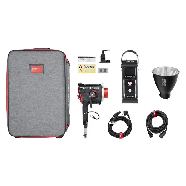 Aputure STORM 700x 燈箱配件與隨附線材全套總覽
