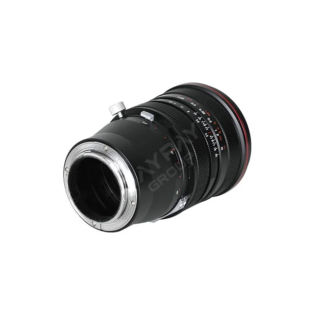Laowa 15mm f/4.5R Zero-D 鏡頭接環端與鏡身側邊操作轉盤