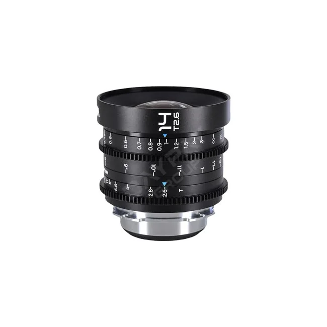 Laowa 14mm T2.6 Zero-D VV 定焦電影鏡頭正面