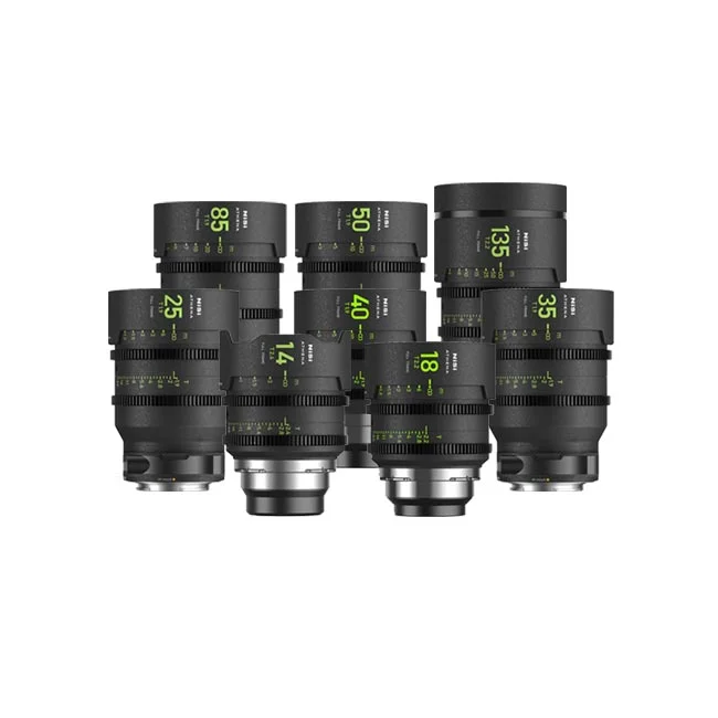 NiSi Athena Prime 8 Set 電影鏡頭組正面