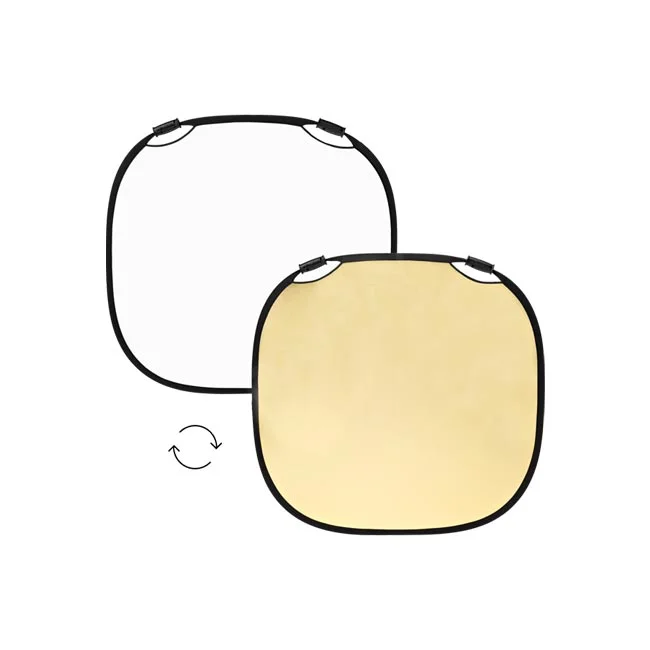 Profoto Collapsible Reflector Gold/White L 可摺疊式反光板正面與反光面特寫