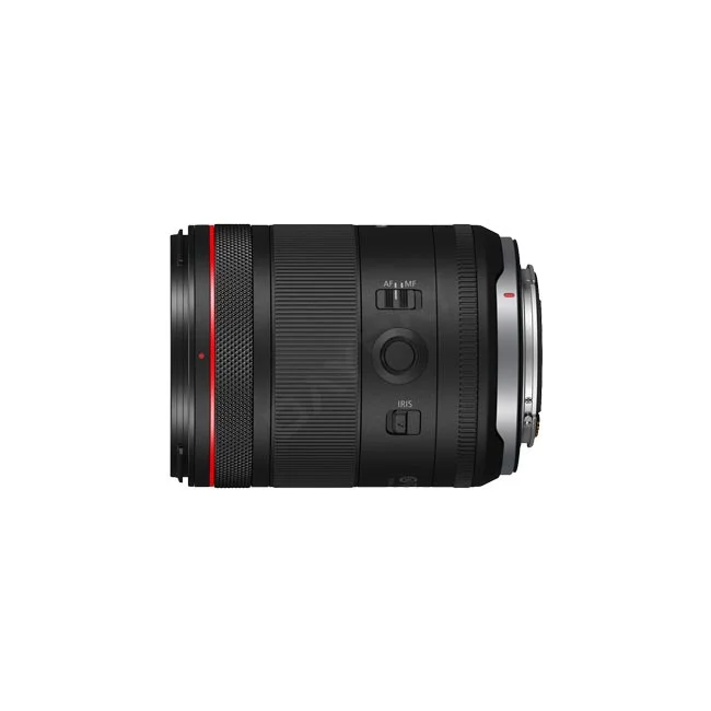 Canon RF35mm F1.4 L VCM 鏡頭側身照，提供專業攝影器材出租服務與相機租賃選擇