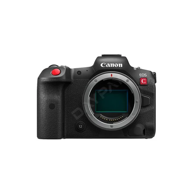 日付租賃 DAYPAY RENTAL 提供 Canon EOS R5 C 相機出租服務，圖為 Canon EOS R5 C 機身正面特寫，適合專業器材出租與相機租賃需求。