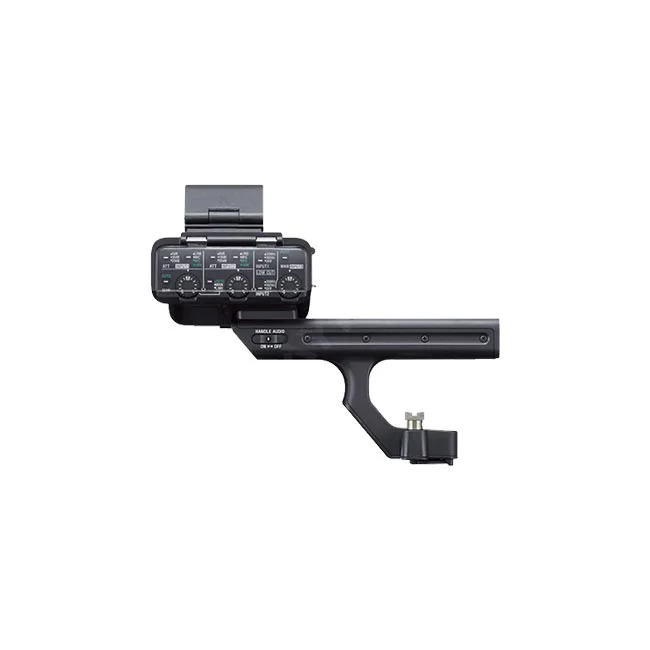 Sony XLR-H1 音訊操作把手側邊控制面板與把手外觀
