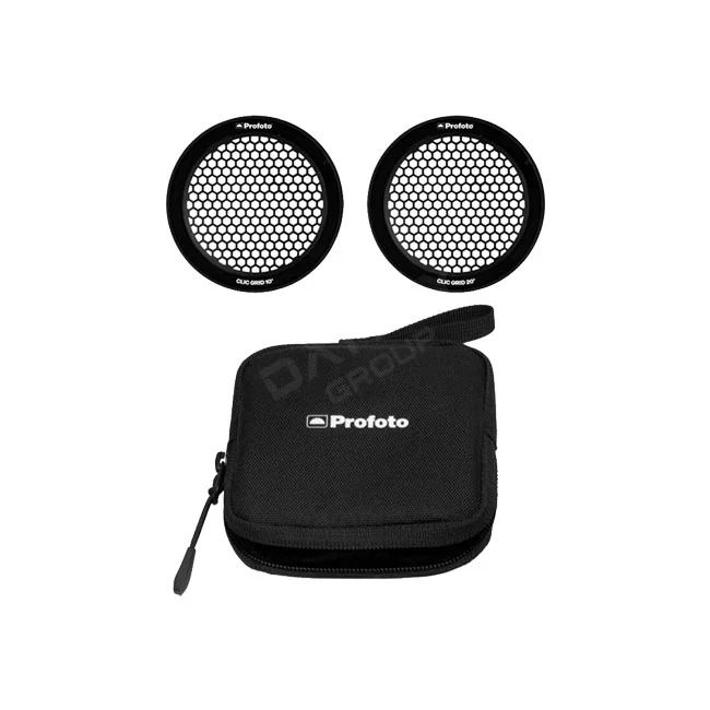 Profoto Clic Grid Kit 控光配件組含蜂巢與收納袋正面
