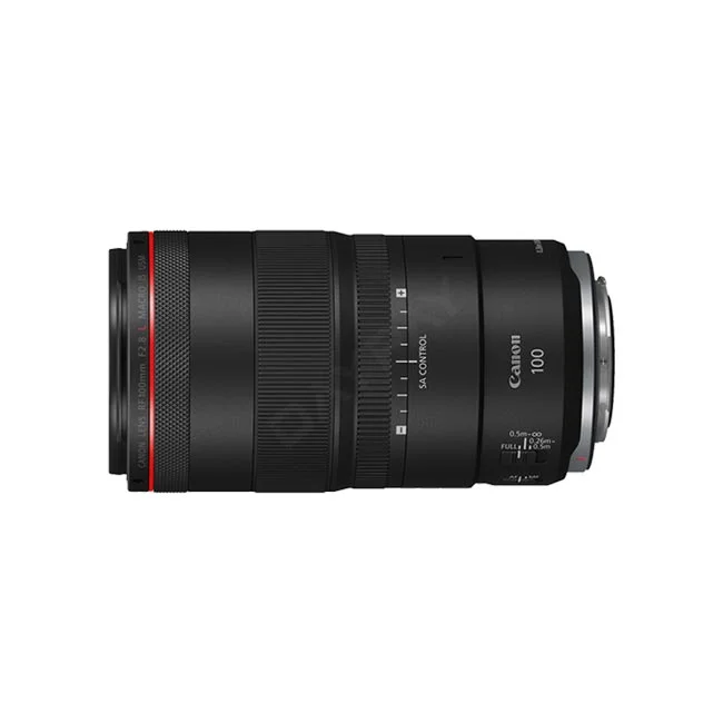 Canon RF100mm F2.8 L Macro IS USM 鏡頭外觀，提供專業相機出租與器材租賃服務